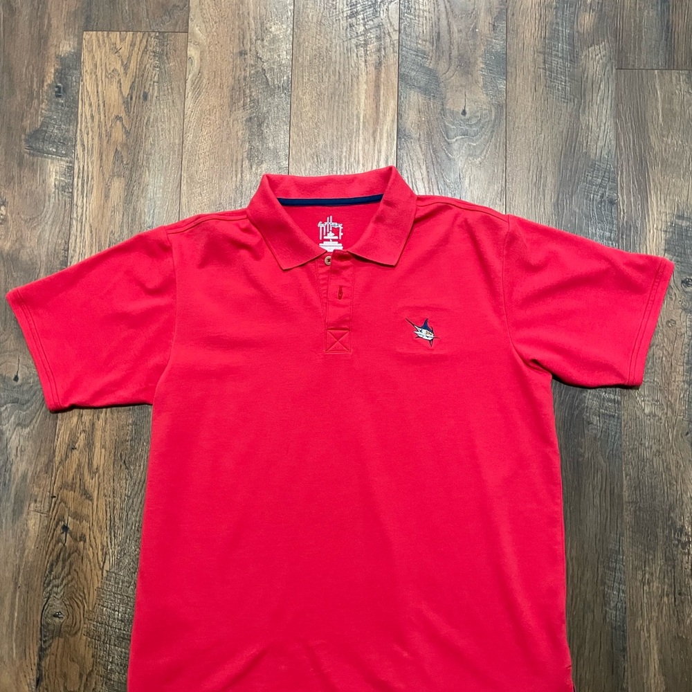 AFTCO Guy Harvey Polo Shirt with Embroidered Marlin Logo